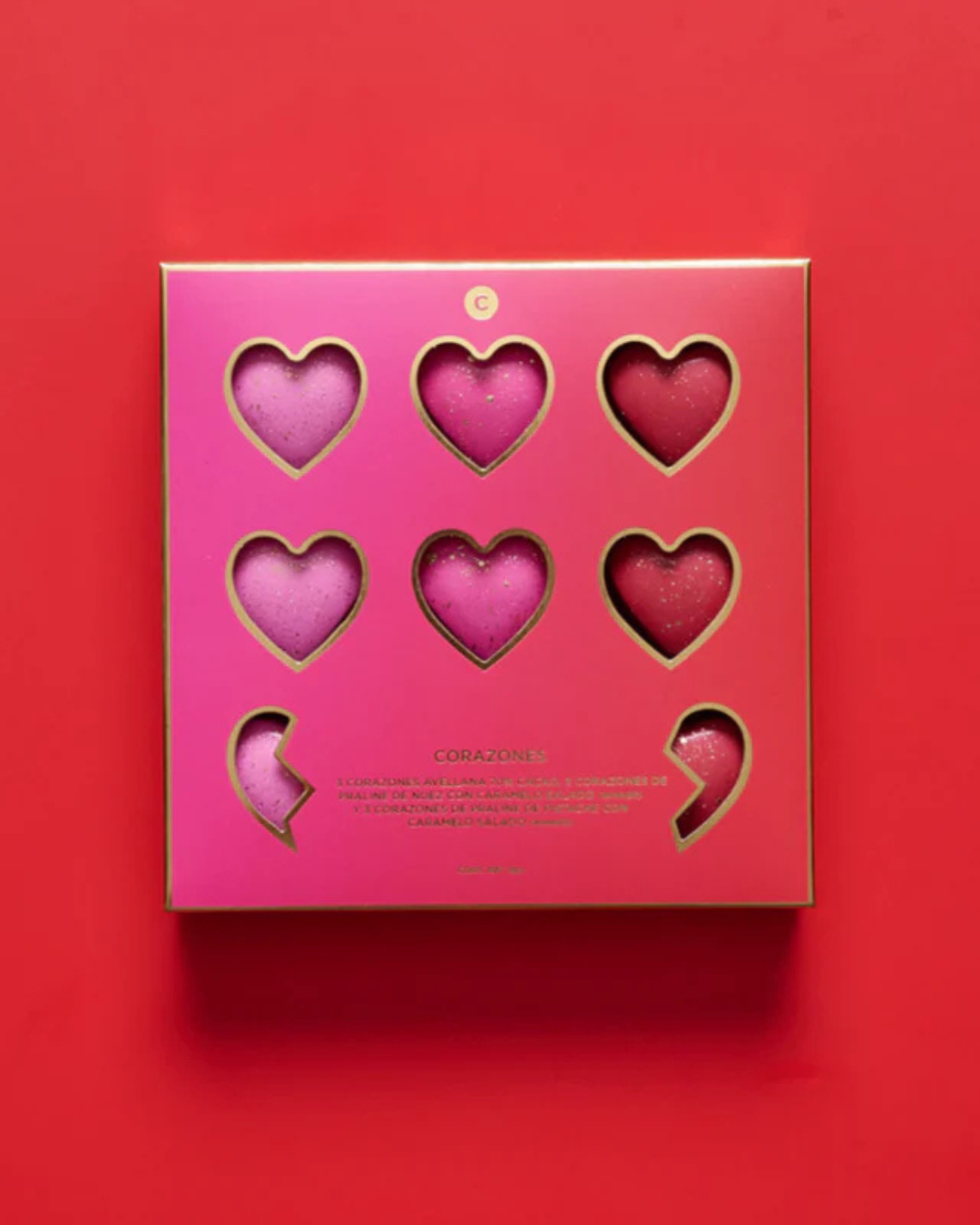 Chocolate Caramela - 9 corazones